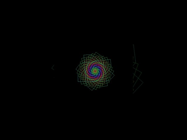Psychedelic Rainbow Spiral in Python | DailyCodeLearning #shorts #python #animalshorts #viralshorts