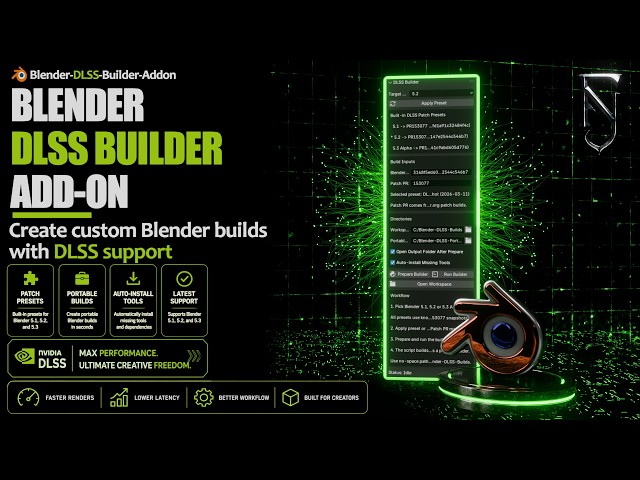 Blender DLSS Builder Add-on