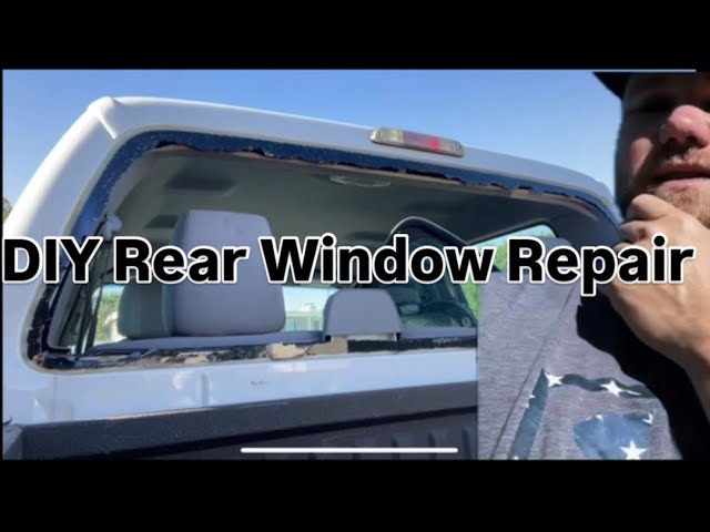 DIY Ford F250 F350 Super Duty, Rear window Glass Replacement (1999 - 2016) 