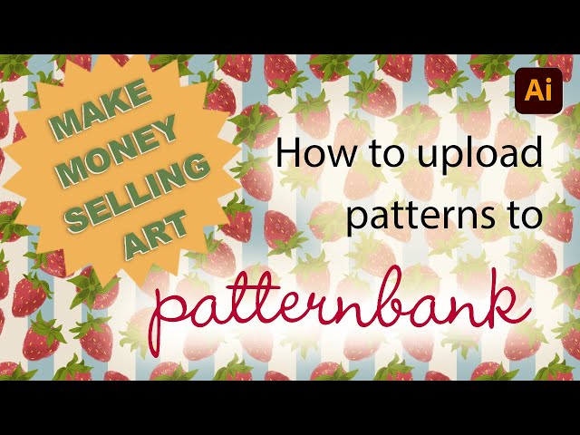 How to Sell Patterns on Patternbank