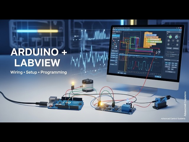 How to Connect Arduino to LabVIEW: Wiring, Setup, and Programming | Advanced Arduino Control Systems