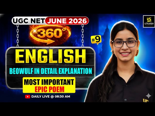 UGC NET JUNE 2026 |Beowulf in Detail |Most Important Epic Poem|#9| English Literature | Prerna Ma’am