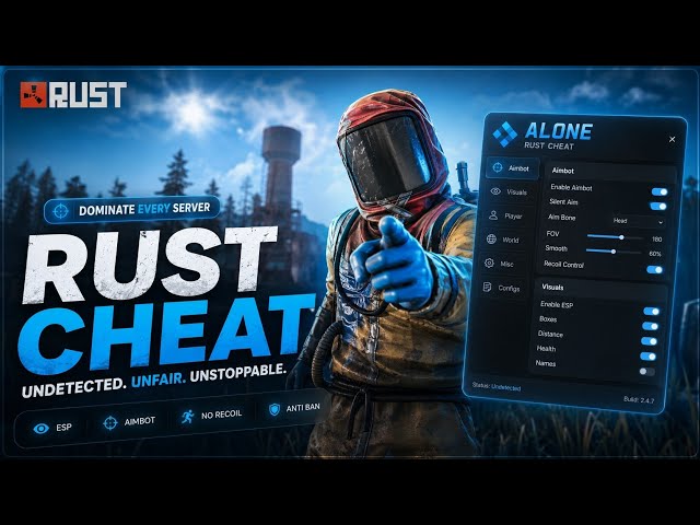 Rust Cheats 2026 - Aimbot + ESP + Wallhack - Undetected Rust Hack PC