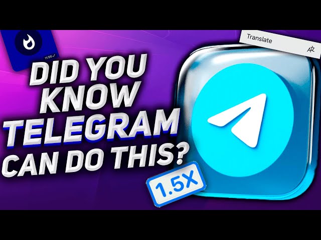10 HIDDEN Telegram TIPS you should know about