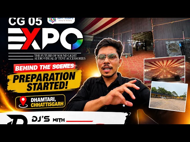 CG05 Expo 2026 Behind the scenes @DJs_with_prashant.
