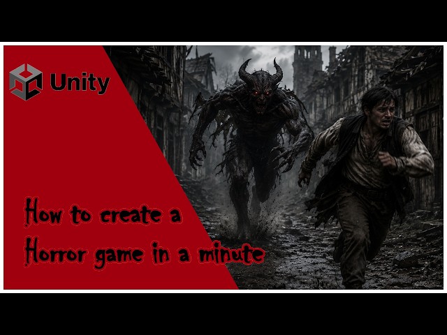 How to create a horror game in Unity in less than a minute.