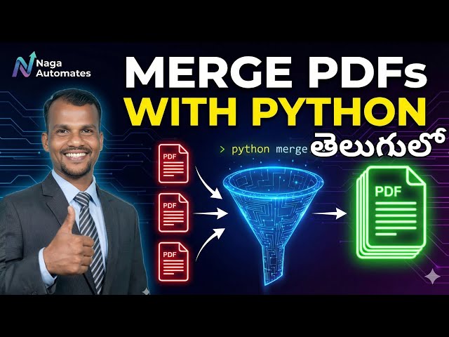 Create Your Own PDF Merger Tool in Python (Telugu)