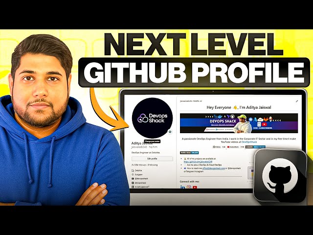 Create Professional GitHub DevOps Profile | DevOps Shack