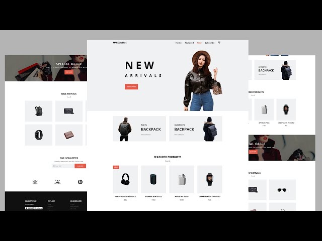 How To Build eCommerce Website Using HTML CSS & JavaScript