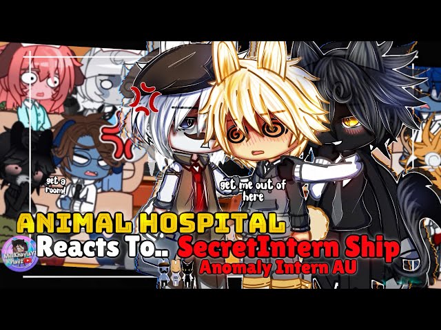 Animal Hospital Reacts To SecretIntern Ships | ANOMALY INTERN AU | GLMM / GCMM Gacha Club Mini Movie