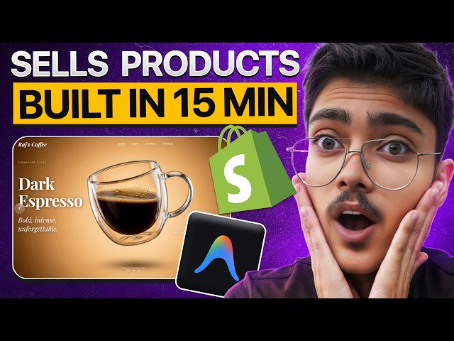 Build Ecommerce Sites That SELL in 15 Min (Google Antigravity + Shopify)