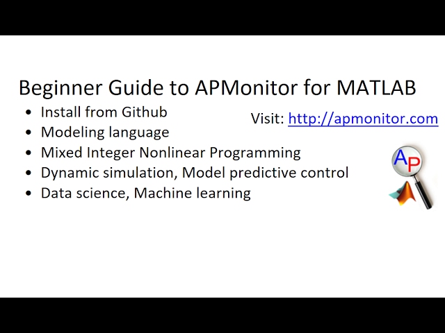 Beginner Guide to APMonitor for MATLAB