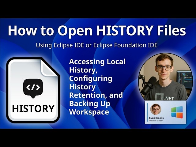 How to Open HISTORY Files (Eclipse IDE Local History Data)