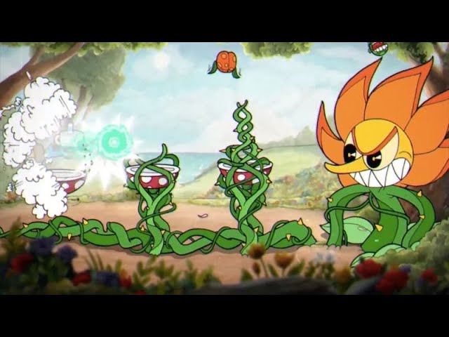 Cuphead - The Flower Boss Fight (360 Version)