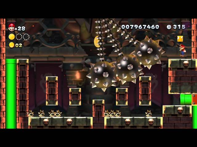 Superstar Road-8 Pendulum Castle [New Super Mario Bros Wii U]