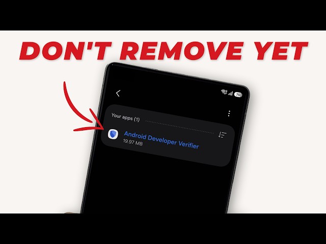 Android Developer Verifier What It Does and Can You Remove It?