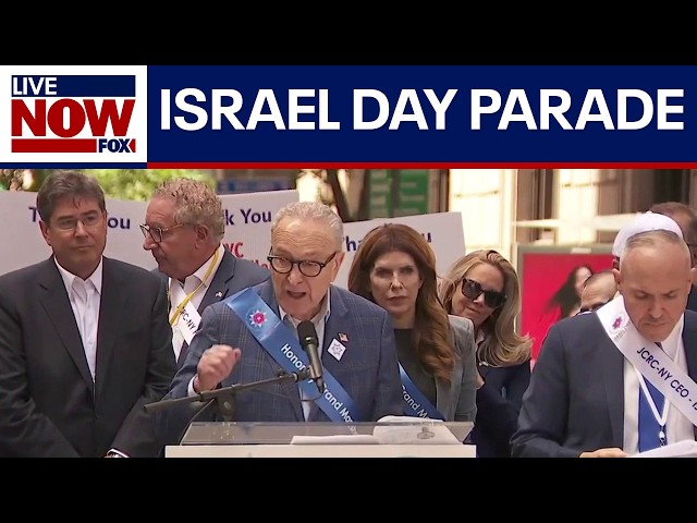 Sen  Schumer, NY officials kick off Israel Day Parade