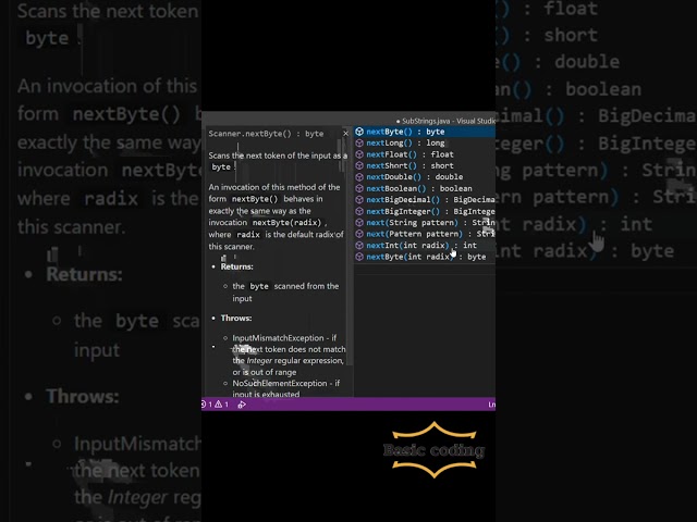 Printing all subStrings of a String | JAVA | JAVA PROGRAMMING |  | BASIC CODING |