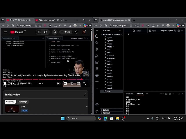 CS50 - Python - learn with me - Pt -2
