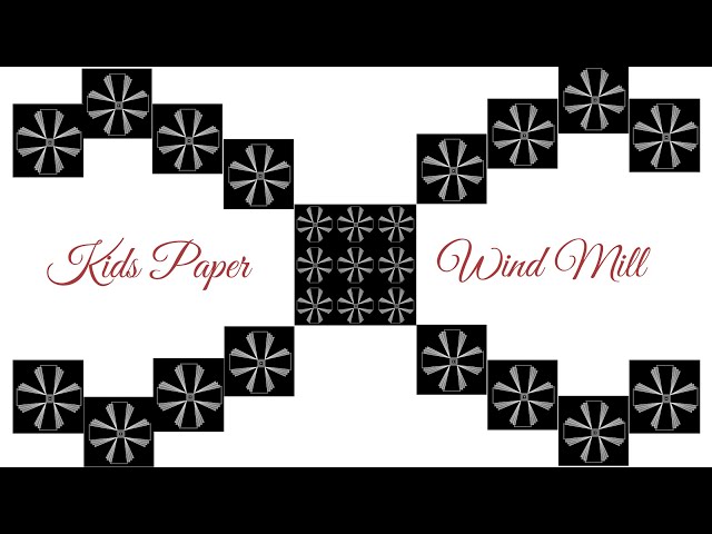 Let's Code Childhood Memory - Paper Wind Mill | Code Art | JavaScript | HTML5Canvas