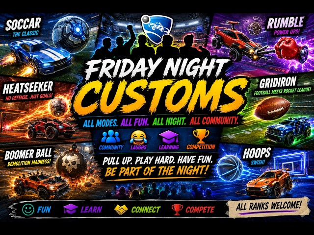 🔥 Friday Night Customs LIVE | Viewer Games | All Ranks Welcome