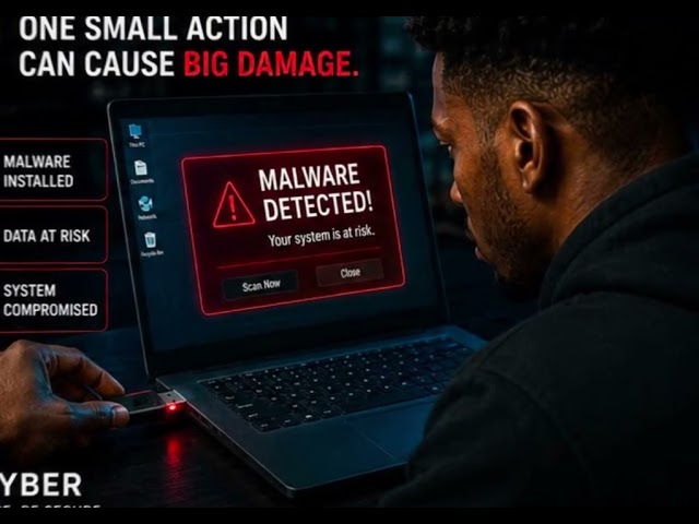 🎬 Found a USB Drive? DON’T Plug It In! ⚠️💾 #CyberSecurity #shorts