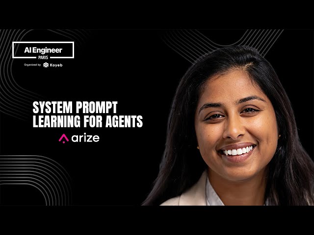 System Prompt Learning for Agents - AI Engineer Paris
