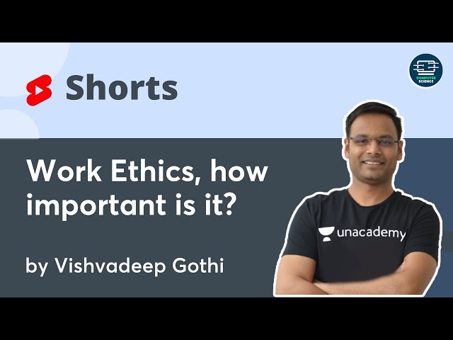 Work Ethics, how important is it? | #LetsCrackIt | Vishvadeep Gothi