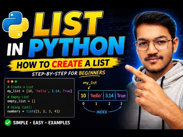 List in python | Complete python course for O level and BCA