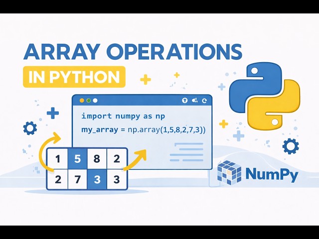 Array Operations in Python using NumPy