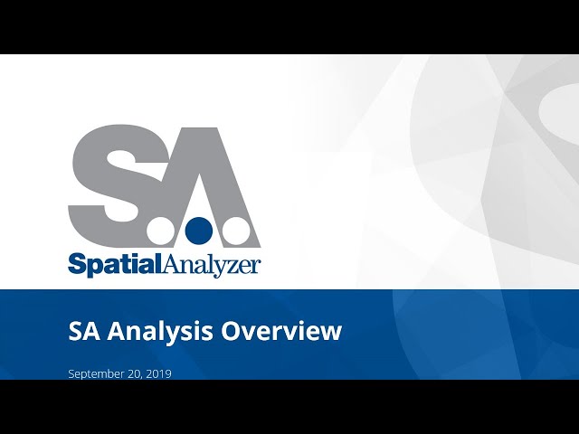 SA Analysis Features and Overview