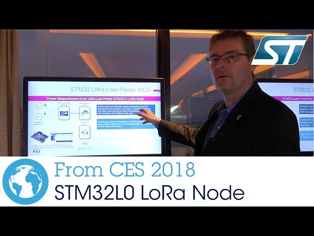 ST at CES 2018 - Power Measurement of an STM32L0 LoRa Node