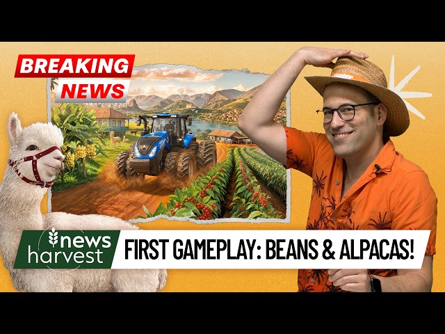 News Harvest | Beans & Alpacas GAMEPLAY, Q&A, and... cats?