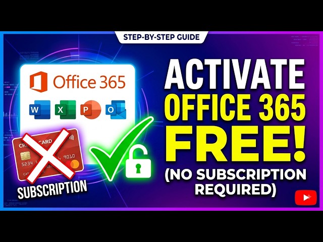 ACTIVATE OFFICE 365 FOR FREE! (No Subscription & No Credit Card 2026)