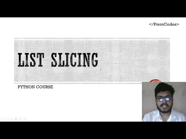 List Slicing | Python | PremCodes