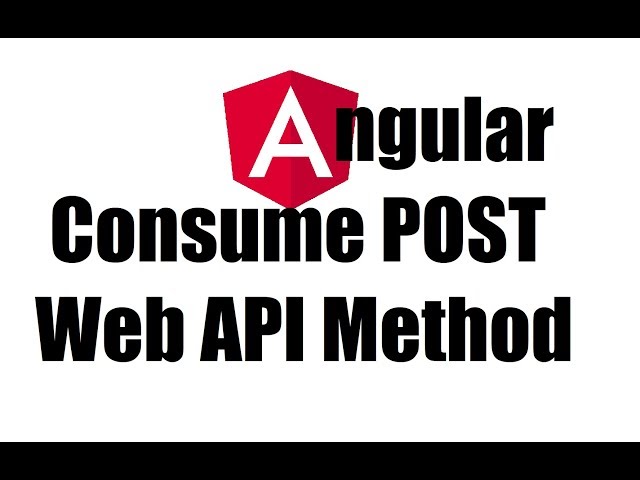 Angular 8 #15; Consume POST API method