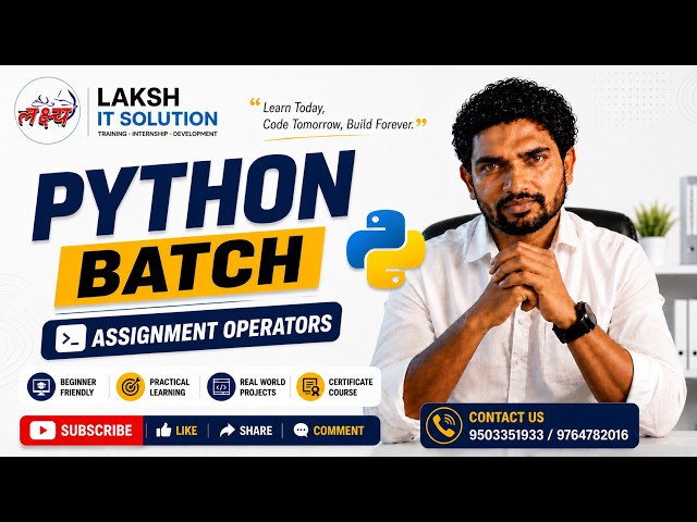 #11 Assignment Operators