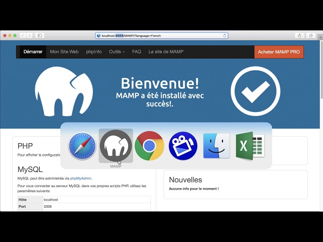 Comment installer MAMP sur MAC ?