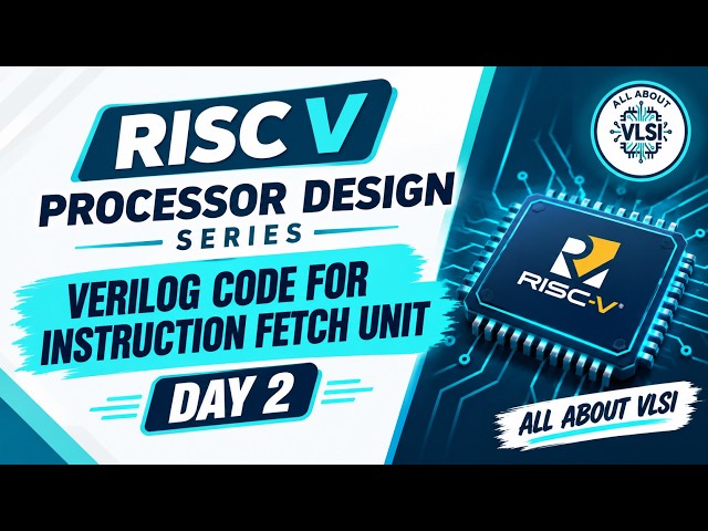 RISC-V Processor Design | Instruction Fetch Unit – Part 1 | Block, Input & Output Connections | Day2