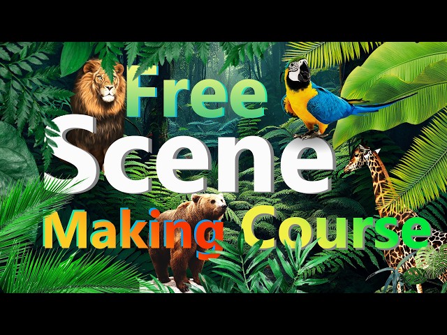 Free Blender Scene Making Course | Geometry Node Scene Making Course | Blender Free Course