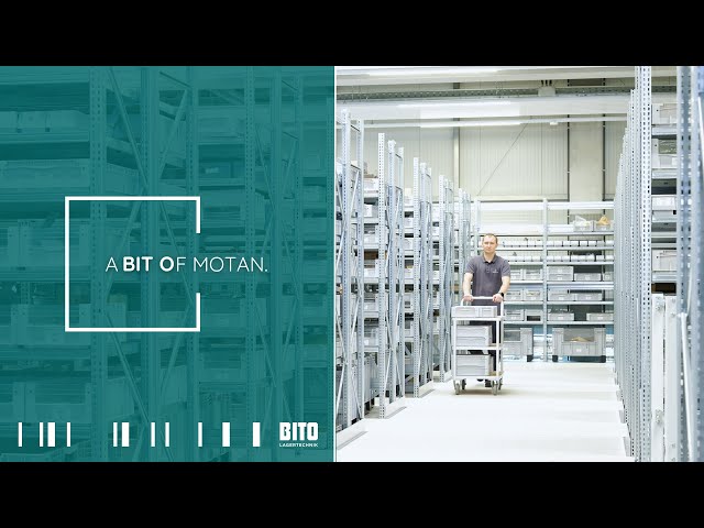Pallet racking & containers in use at MOTAN | BITO Storage Systems