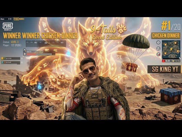 PUBG Mobile Live Stream!     SG KING YT "9-Tails: The Endless Journey