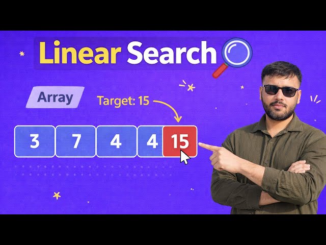 Linear Search Algorithm Explained | Step-by-Step with Array Example