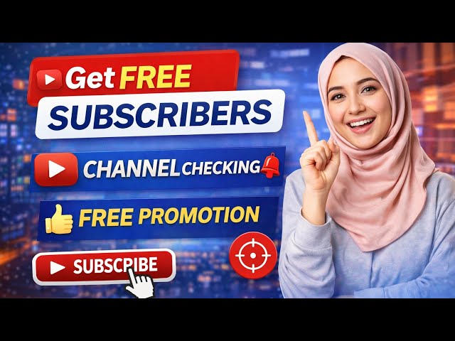 Get 1k free subscriber🥳| Live channel🎁 checking✅ | Live free promotion🚀