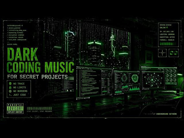 Dark Coding Music for Secret Projects