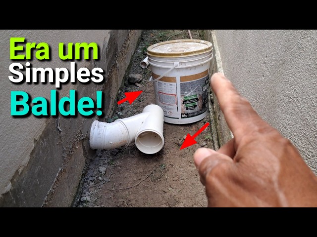 ¡Era un simple balde! Mira lo que hizo este albañil