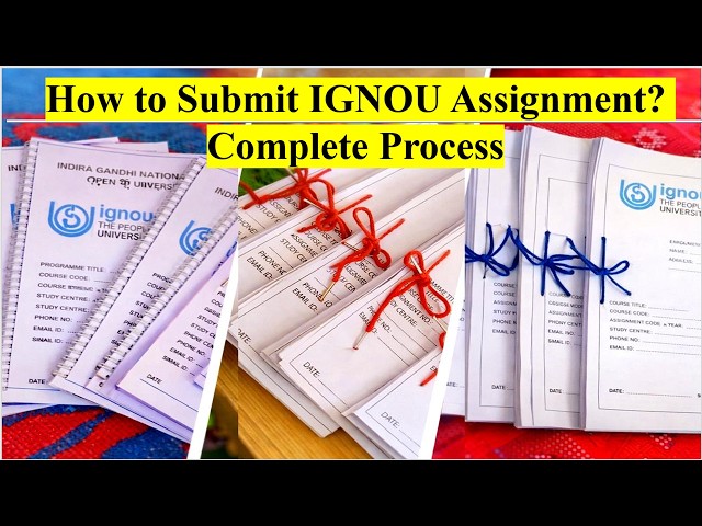 🔥How to Submit IGNOU Assignment offline 2026 | IGNOU Assignment Submission 2026 Complete Process
