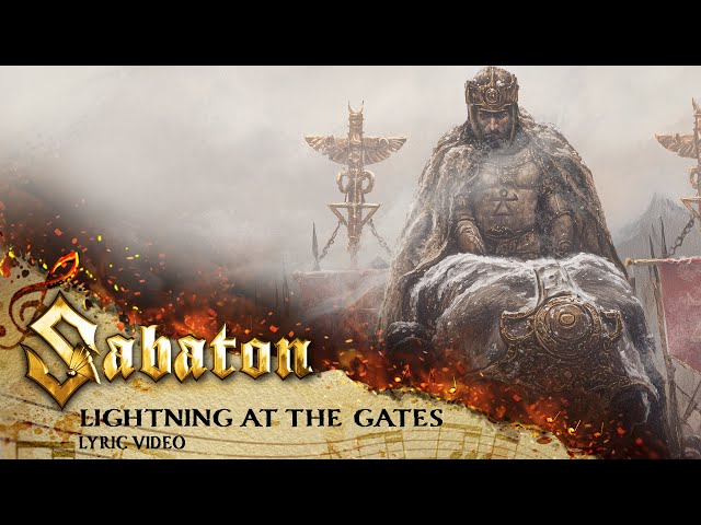 SABATON - Lightning at the Gates (Official Lyric Video)