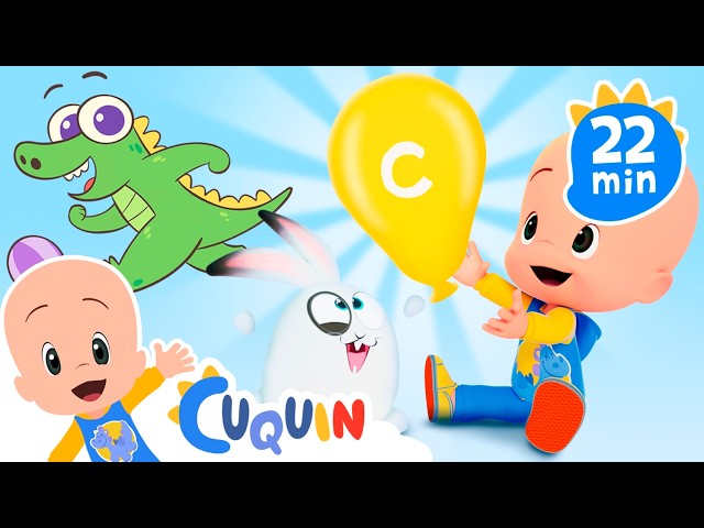 Balloons, the Alphabet, and the Surprise Egg machine - Learn with educational videos by Cuquín