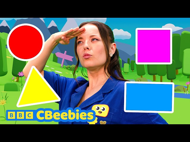 Learn Shapes for Toddlers and Kids 🟠🟨 | Evie & Friends Full Episode | CBeebies House 🌈